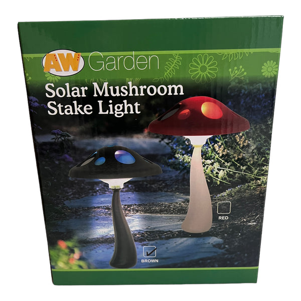 AW Garden - Solar Mushroom Stake Light