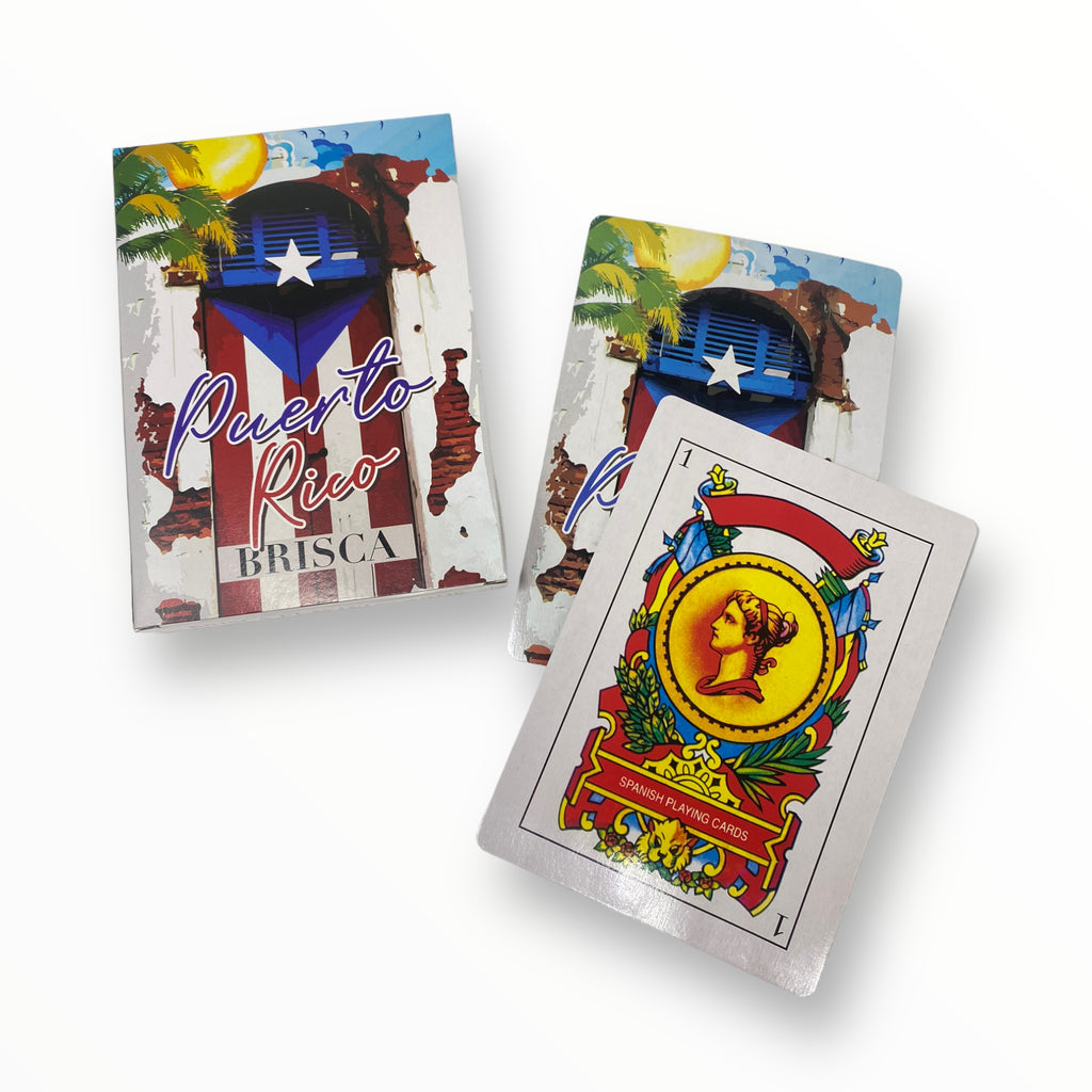 Puerto Rico Souvenirs - Briscas Size XLARGE