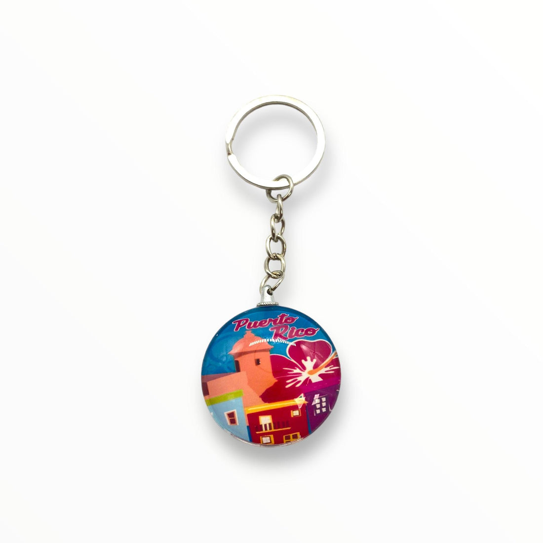 Puerto Rico Souvenirs - Round Keychains (Variety)