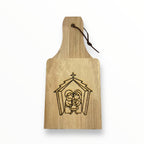 Artesanía en Madera - Tostoneras Grandes Talladas Variedad (Puerto Rico/Navidad)