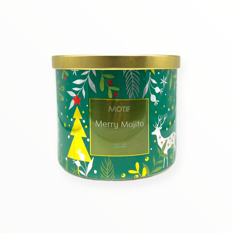 Motif - Velas Aromáticas Navideñas / Scented Candle 14oz (396g)