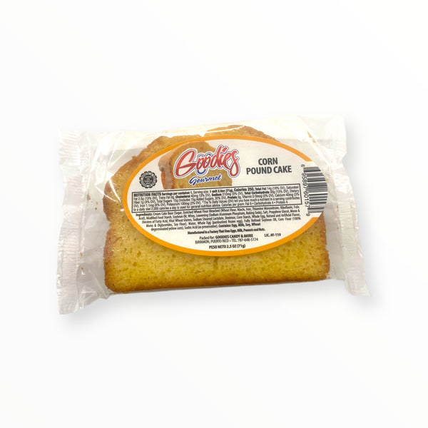 Goodies Gourmet - Corn Pound Cake / Bizcocho de Maiz 2.5oz