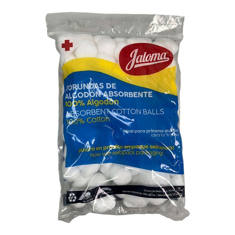 Jaloma - Torundas de Algodon Absorbente (100pcs)