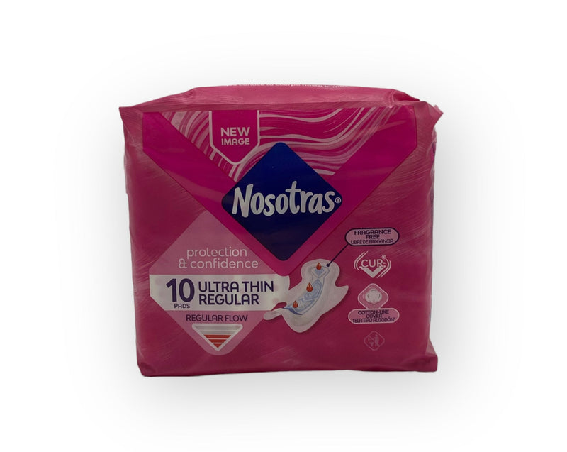 Nosotras Protection & Confidence 10 pads ULTRA THIN REGULAR