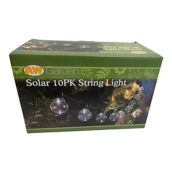 AW Garden - Solar 10PK String Lights