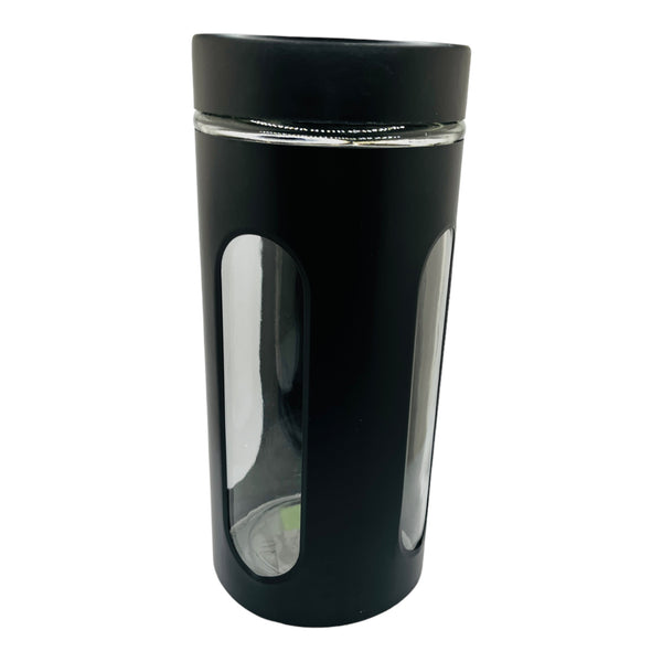Glass Canister w/ Black Coating