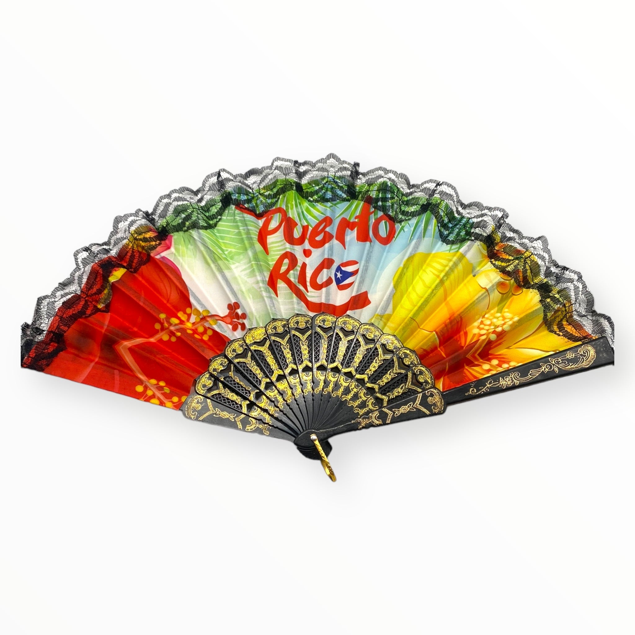 Souvenirs de Puerto Rico - Abanicos de Mano (4 estilos)