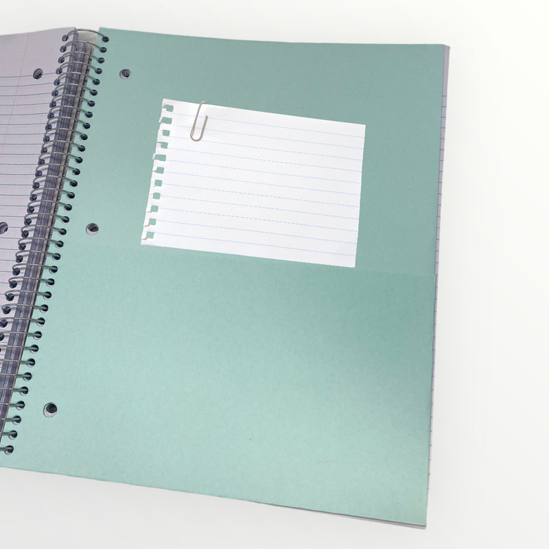 American Scholar - 5 Subject Notebook (200 Sheets College Ruled)
