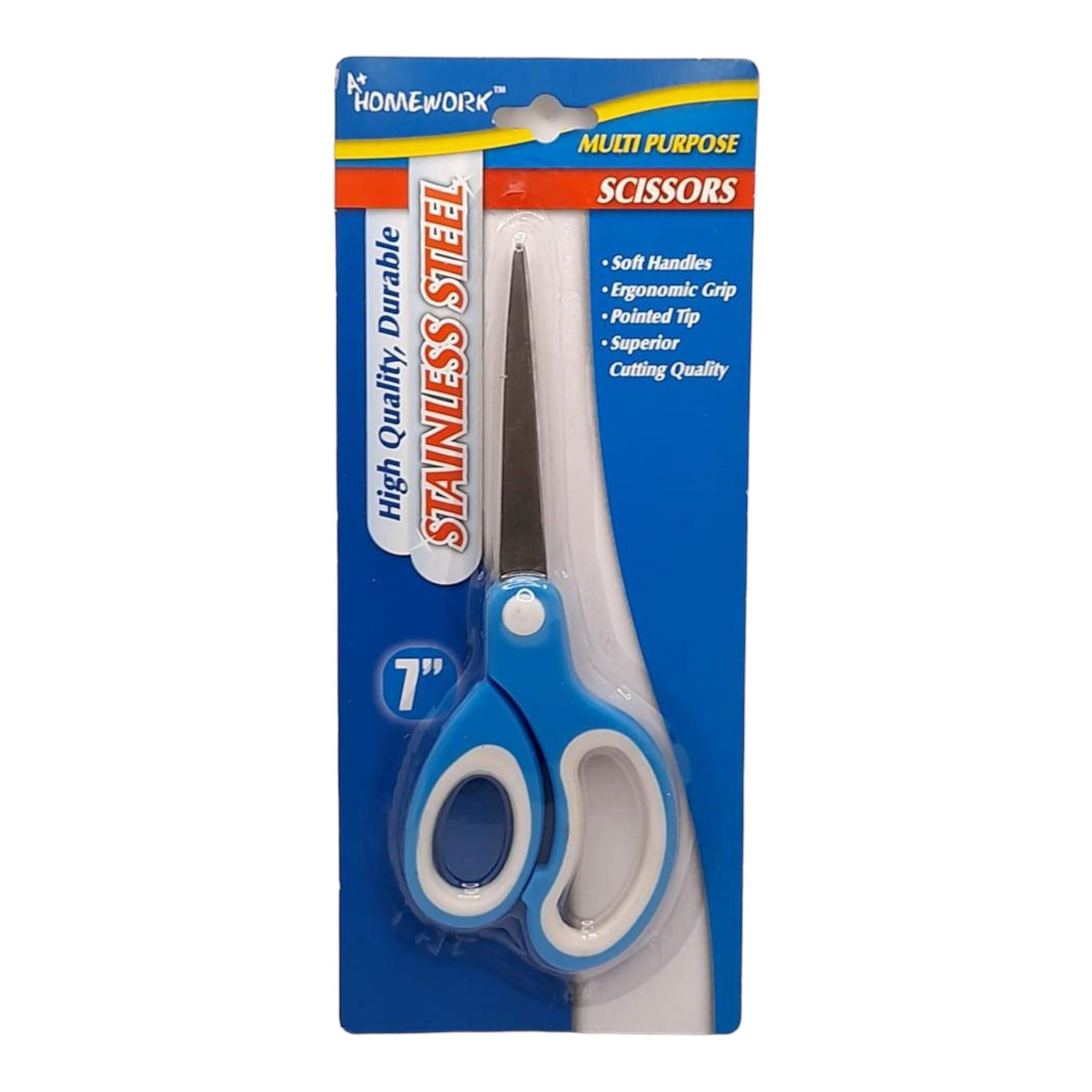 A+ Homework - Scissors 7" (Stainless Steel)