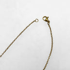 Artesanía en Madera - Collar Hoja (Cadena Stainless Steel) *One Size*