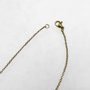 Artesanía en Madera - Collar Hoja (Cadena Stainless Steel) *One Size*