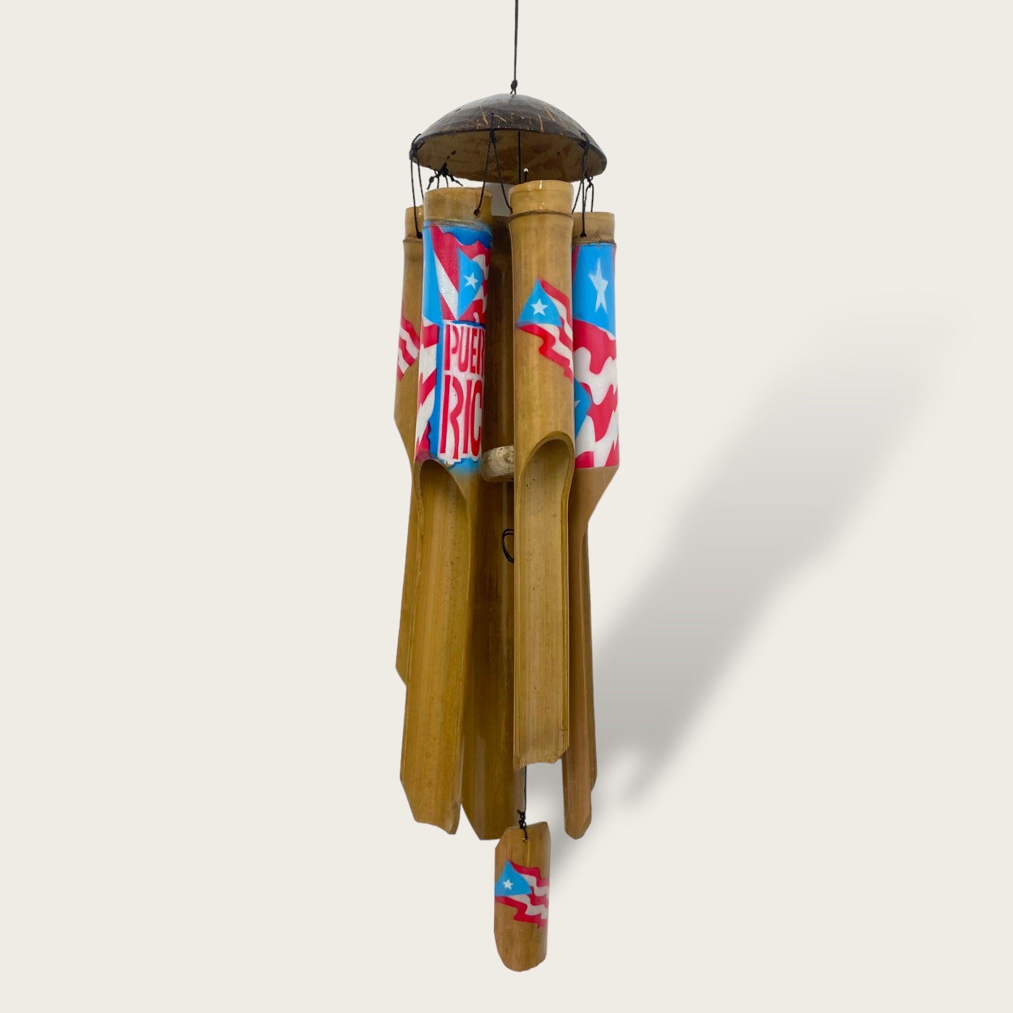 Souvenirs de Puerto Rico - Sonajeros de Bambú y Coco (Wind Chimes)