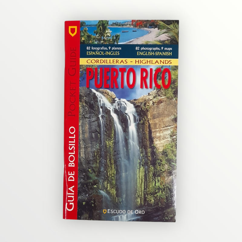 Souvenir de Puerto Rico - Guia de Bolsillo Puerto Rico Cordilleras (Español - English)