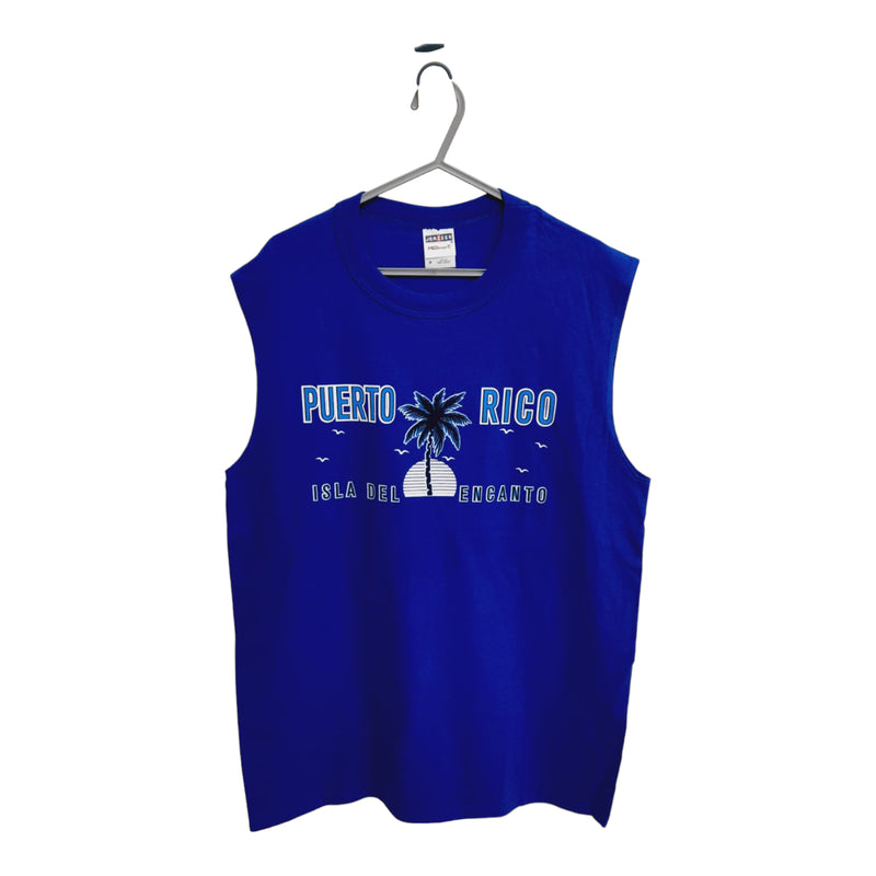 Souvenir de Puerto Rico - Sleeveless Shirts (Blue)