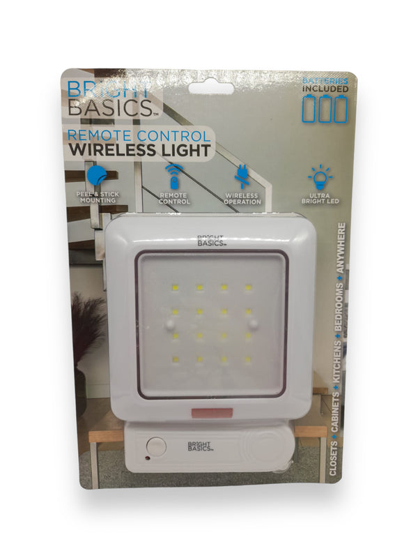 Bright Basics - Remote Control Wireless Light (BATTERIES INCLUDED)