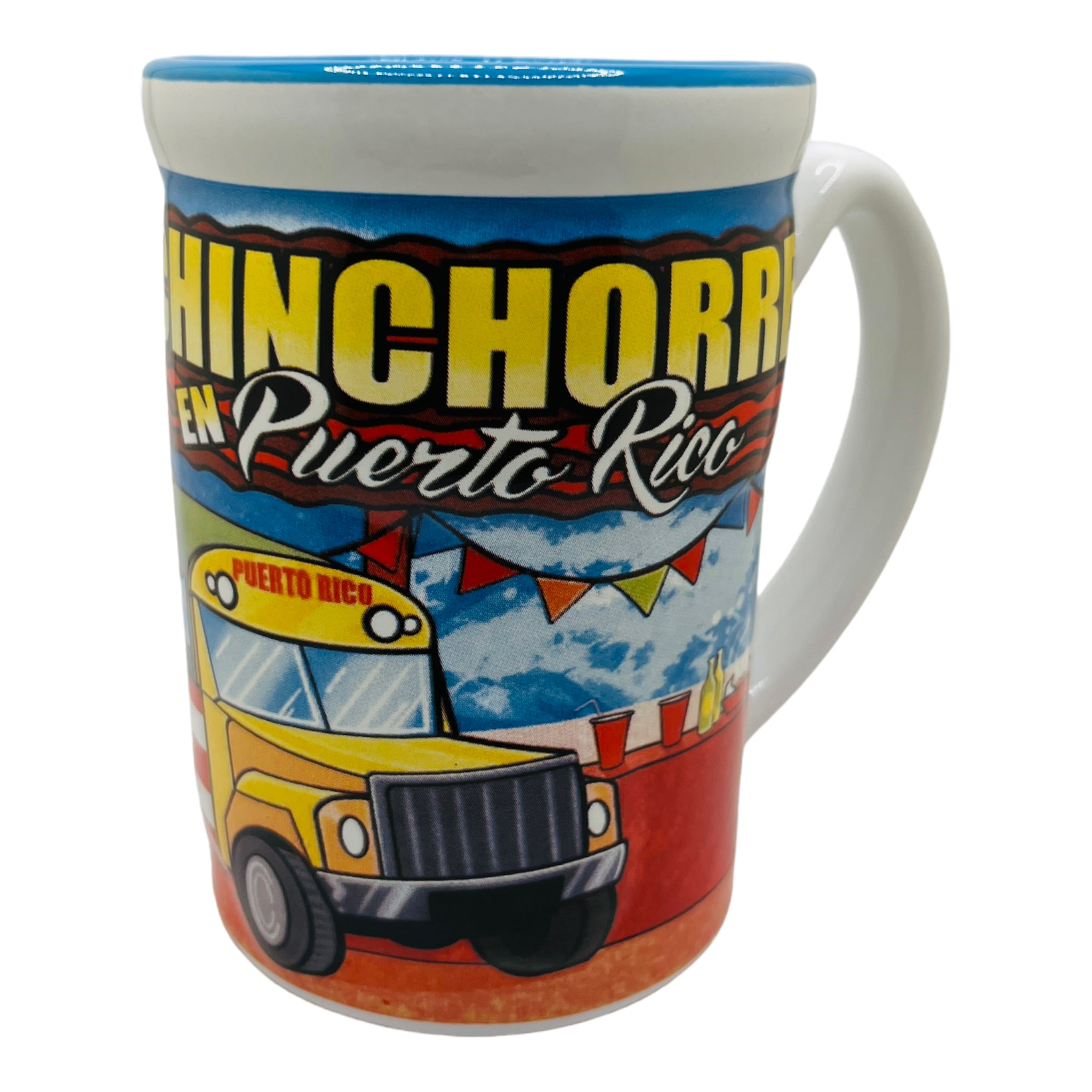 Souvenir de Puerto Rico - Taza Grande con Relieve