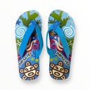 Souvenir from Puerto Rico - Sandals with the word "Puerto Rico" on the back (A)