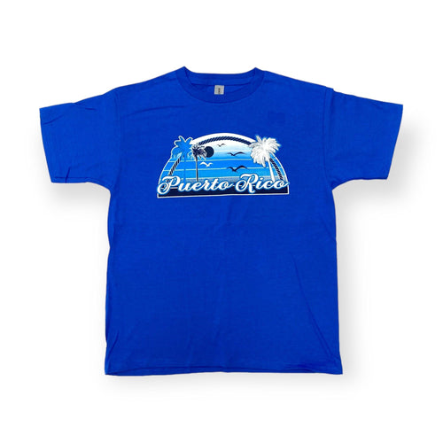 Puerto Rico Souvenirs - Blue T-Shirts/T-Shirts 2 Styles (Small Circulation)