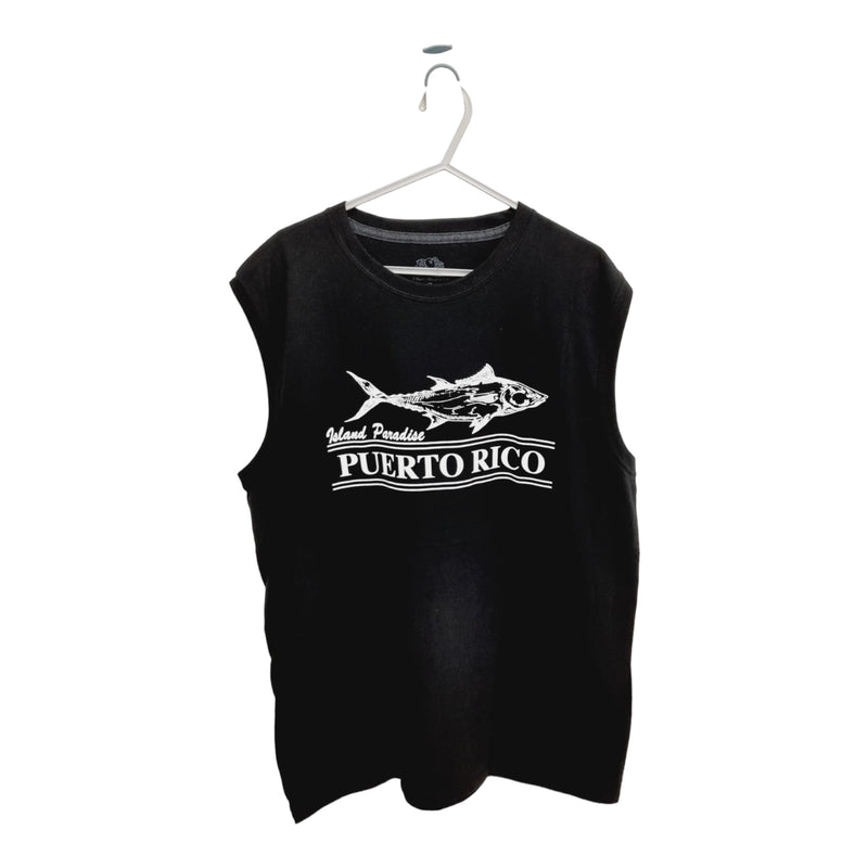 Souvenir de Puerto Rico - Sleeveless Shirts (Black)