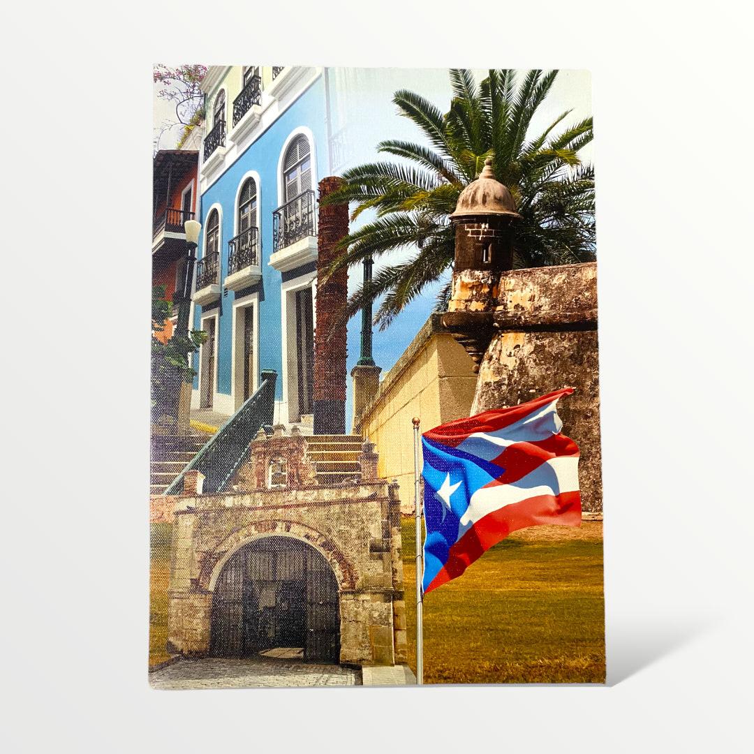 Souvenir de Puerto Rico - Cuadro en Canvas Grande