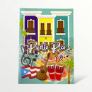 Souvenir de Puerto Rico - Cuadro en Canvas Grande