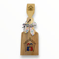 Artesanía en Madera - Set Tostonera y Cuchara D (Puerto Rico/Navidad)