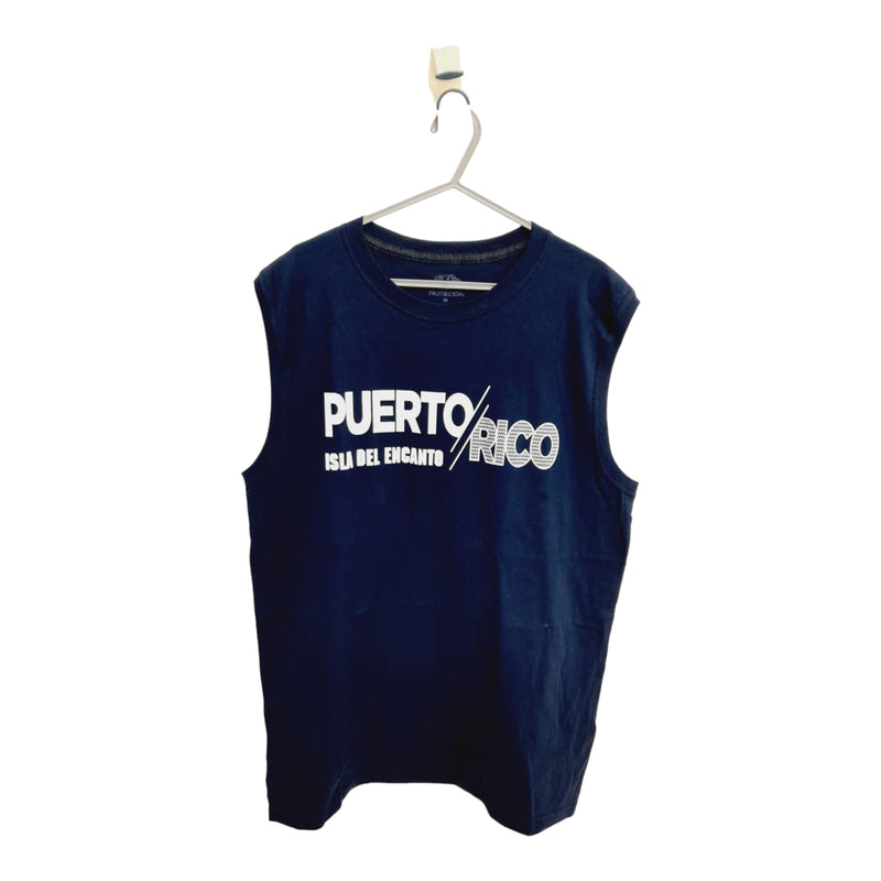 Souvenir de Puerto Rico - Sleeveless Shirts (Blue)
