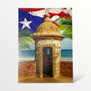 Souvenir de Puerto Rico - Cuadro en Canvas Grande