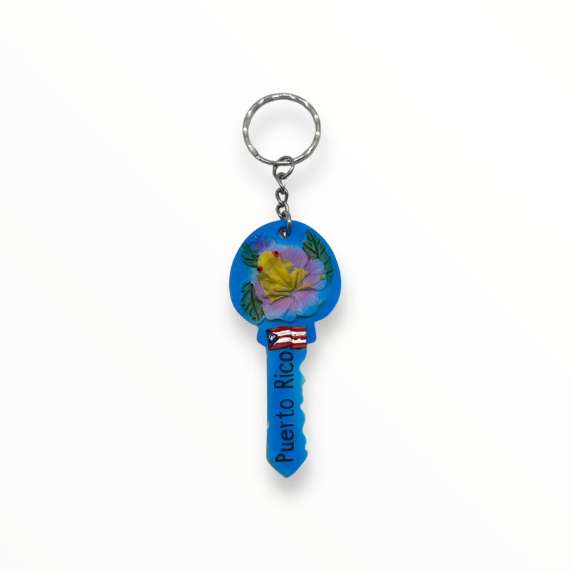Puerto Rico Souvenirs - Key Shaped Keychains (Variety)