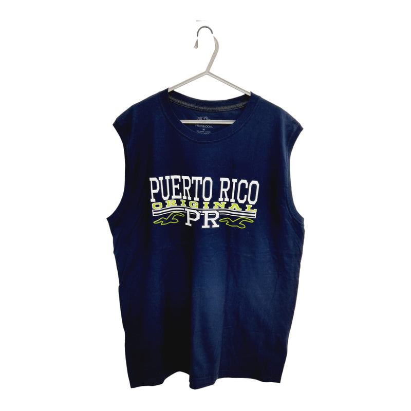 Souvenir de Puerto Rico - Sleeveless Shirts (Blue)