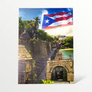 Souvenir de Puerto Rico - Cuadro en Canvas Grande