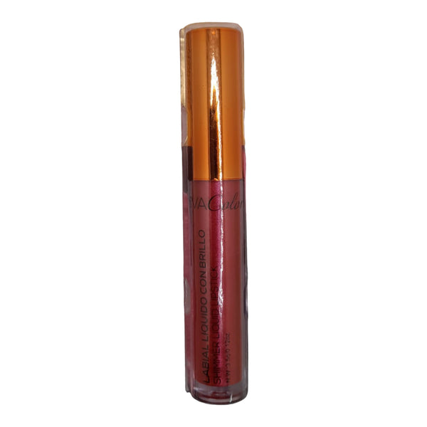 Viva Color - Labial Liquido con Brillo (Shimmer Liquid Lipstick)