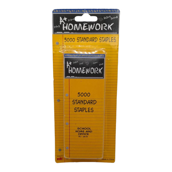A+ Homework - 5000 Standard Staples