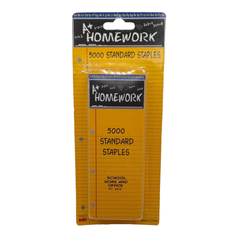 A+ Homework - 5000 Standard Staples