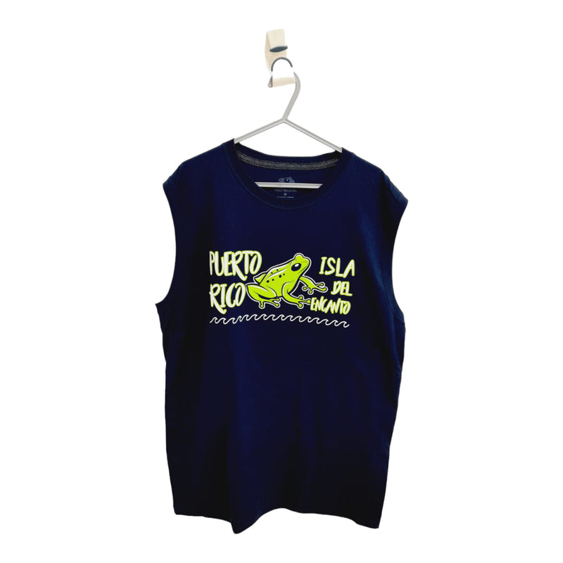 Souvenir de Puerto Rico - Sleeveless Shirts (Blue)