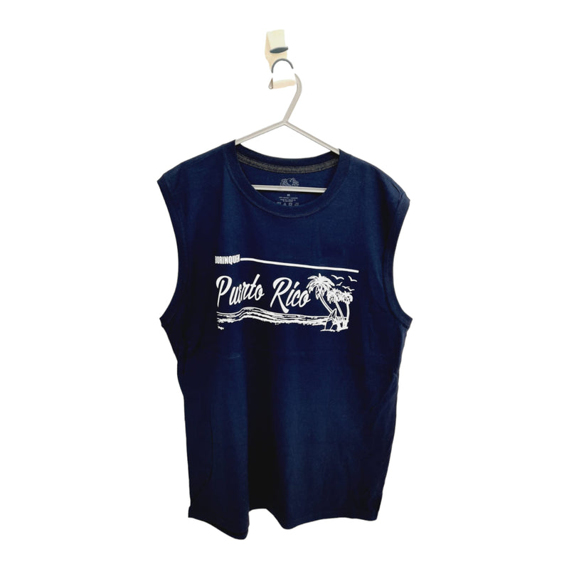 Souvenir de Puerto Rico - Sleeveless Shirts (Blue)