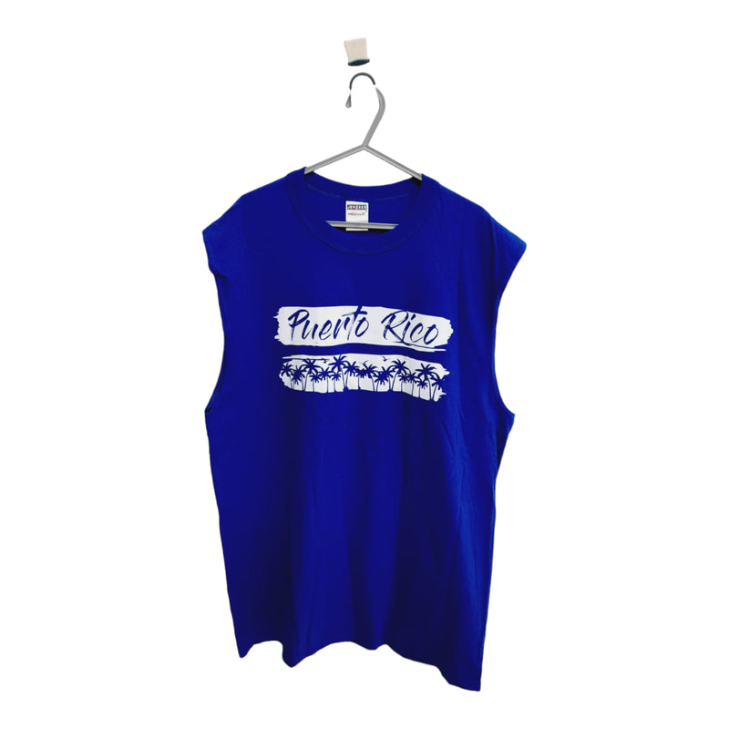 Souvenir de Puerto Rico - Sleeveless Shirts (Blue)