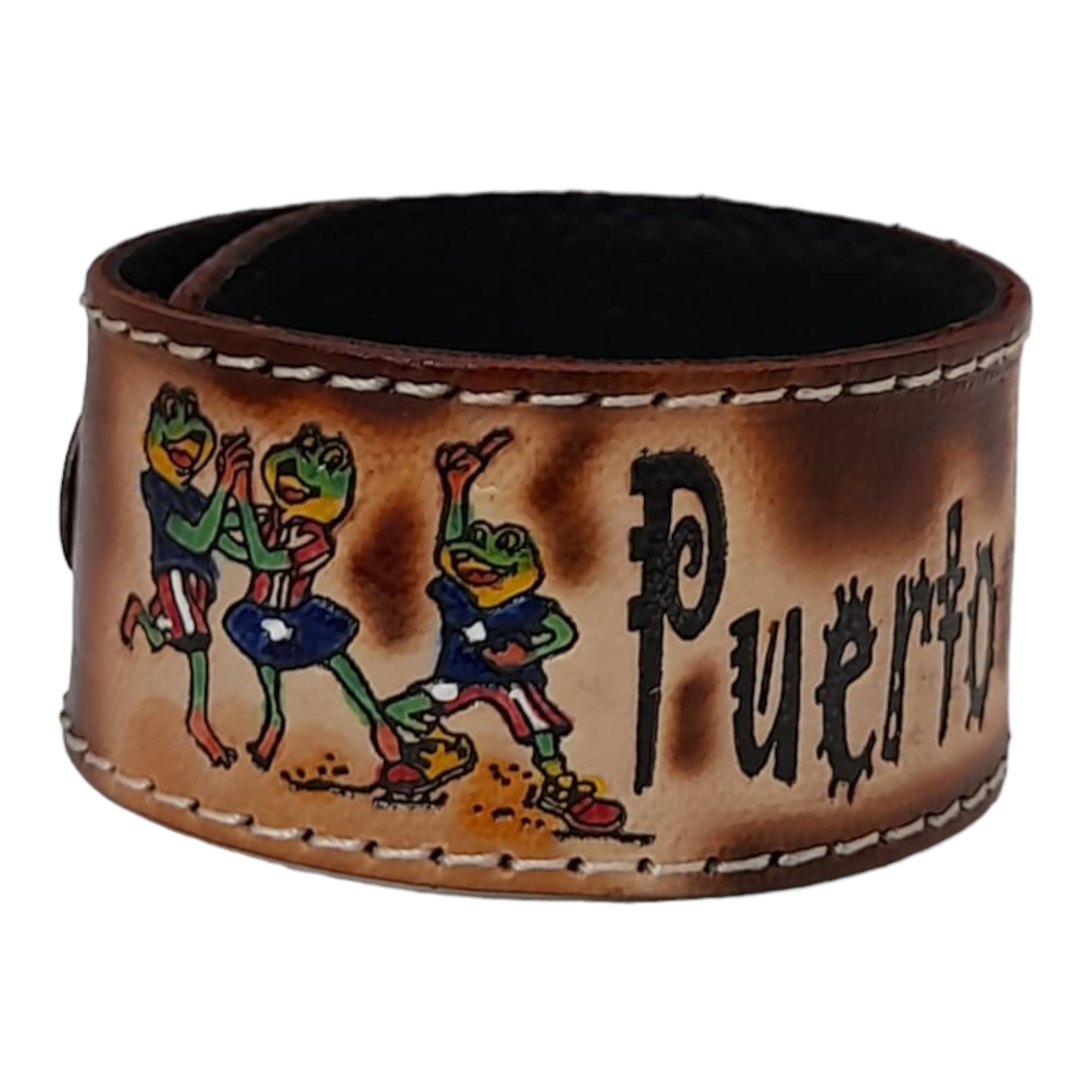 Souvenir de PR - Pulsera de Cuero (Large)