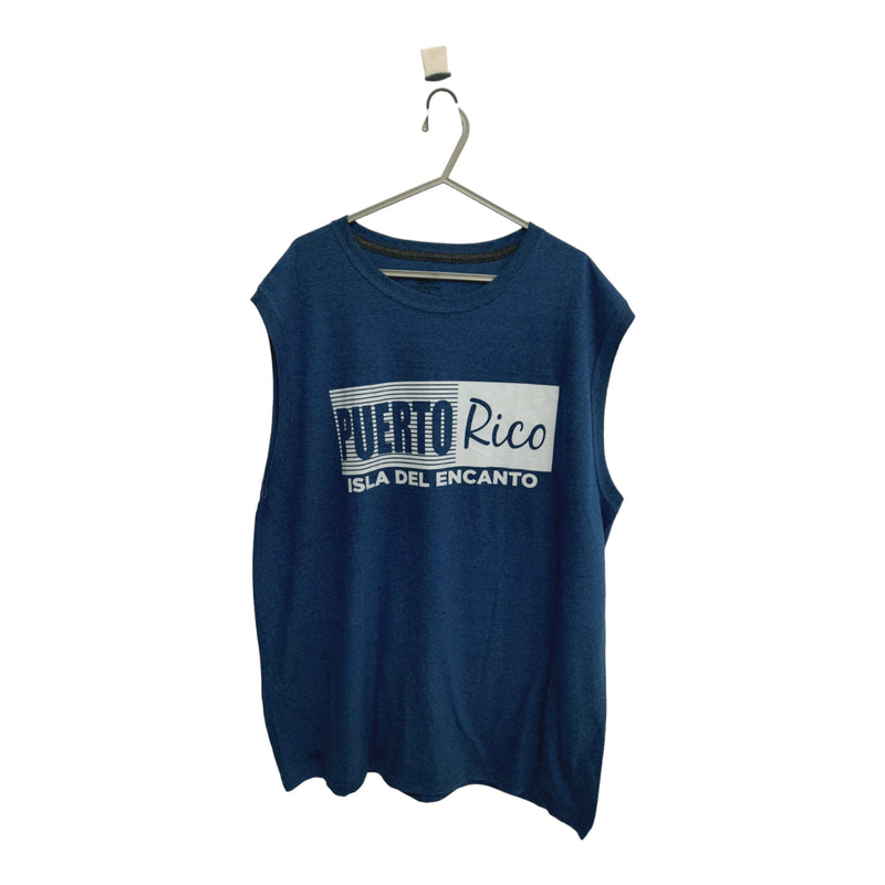 Souvenir de Puerto Rico - Sleeveless Shirts (Blue)