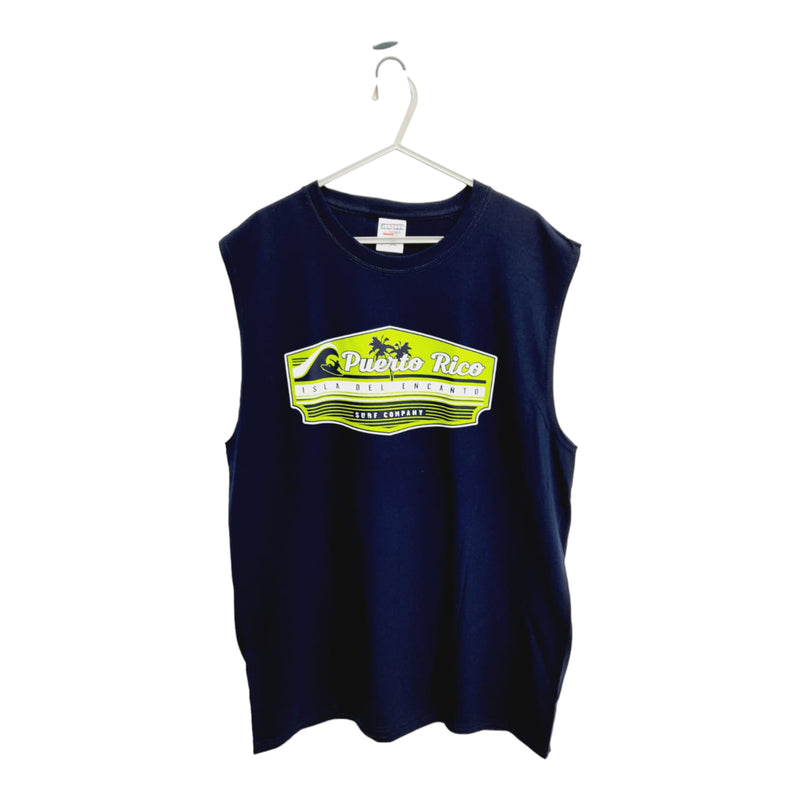 Souvenir de Puerto Rico - Sleeveless Shirts (Blue)