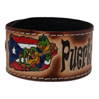 Souvenir de PR - Pulsera de Cuero (Large)
