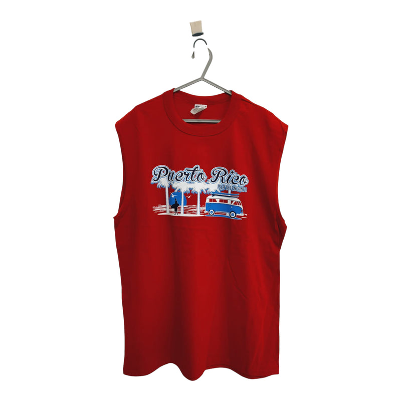Souvenir de Puerto Rico - Sleeveless Shirts (Red)