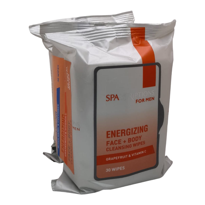 SpaScriptions For Men (30 Wipes) Energizing