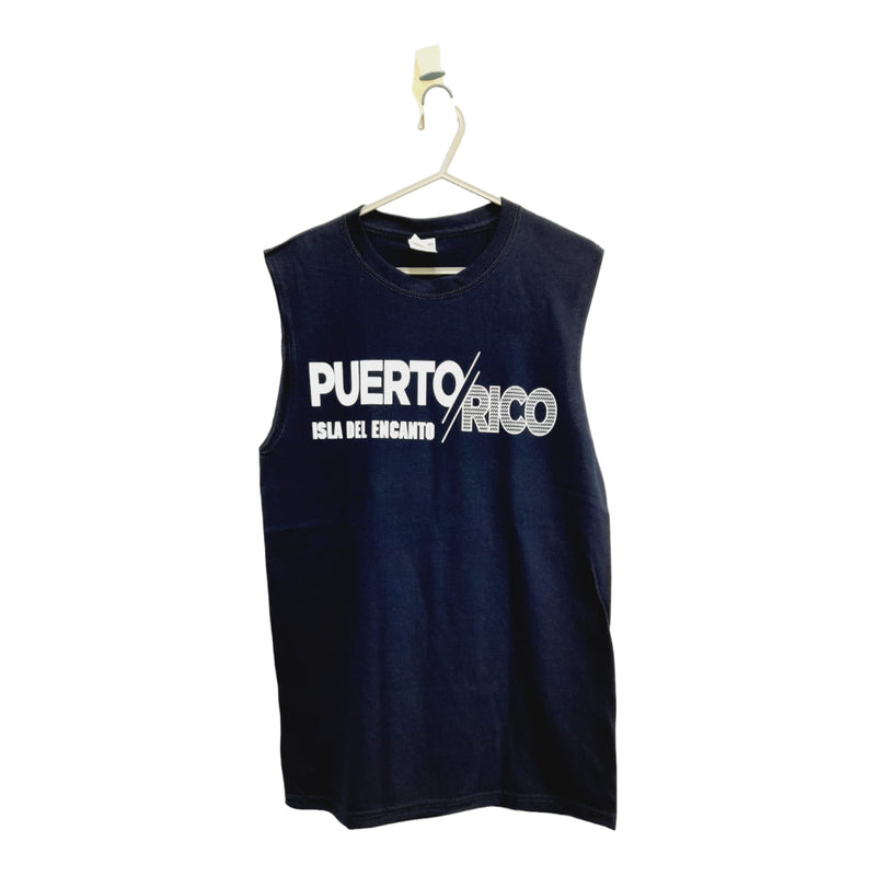 Souvenir de Puerto Rico - Sleeveless Shirts (Blue)