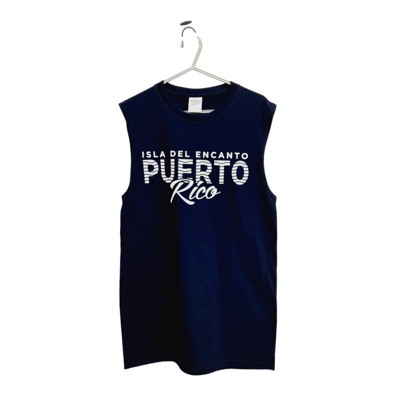 Souvenir de Puerto Rico - Sleeveless Shirts (Blue)