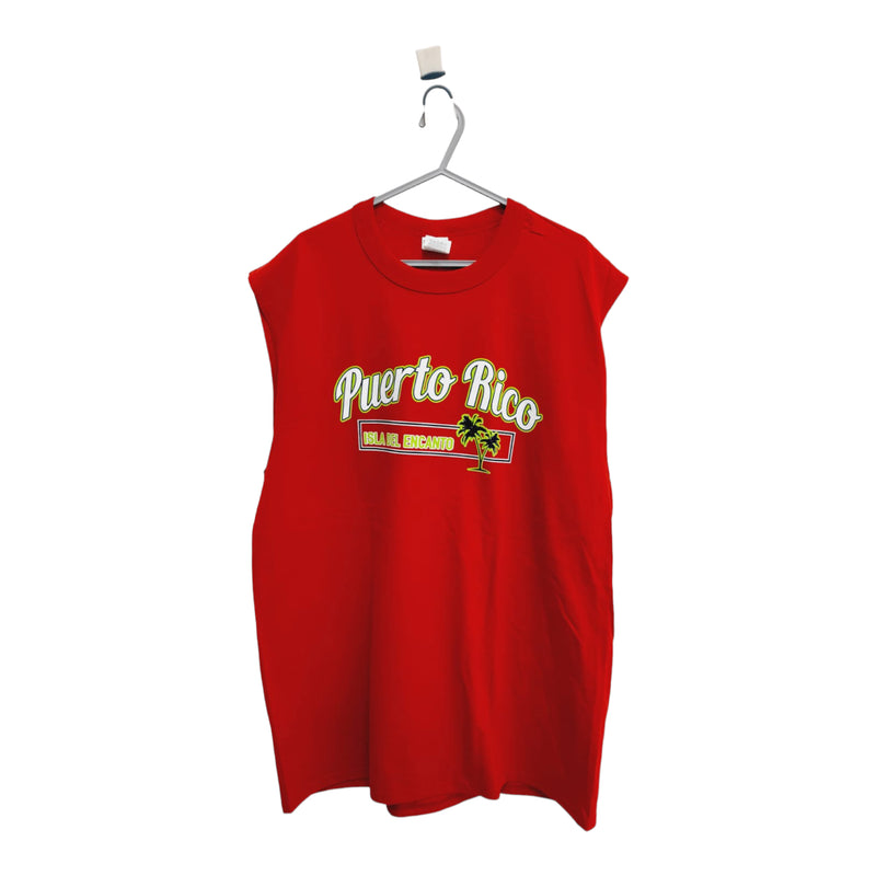 Souvenir de Puerto Rico - Sleeveless Shirts (Red)