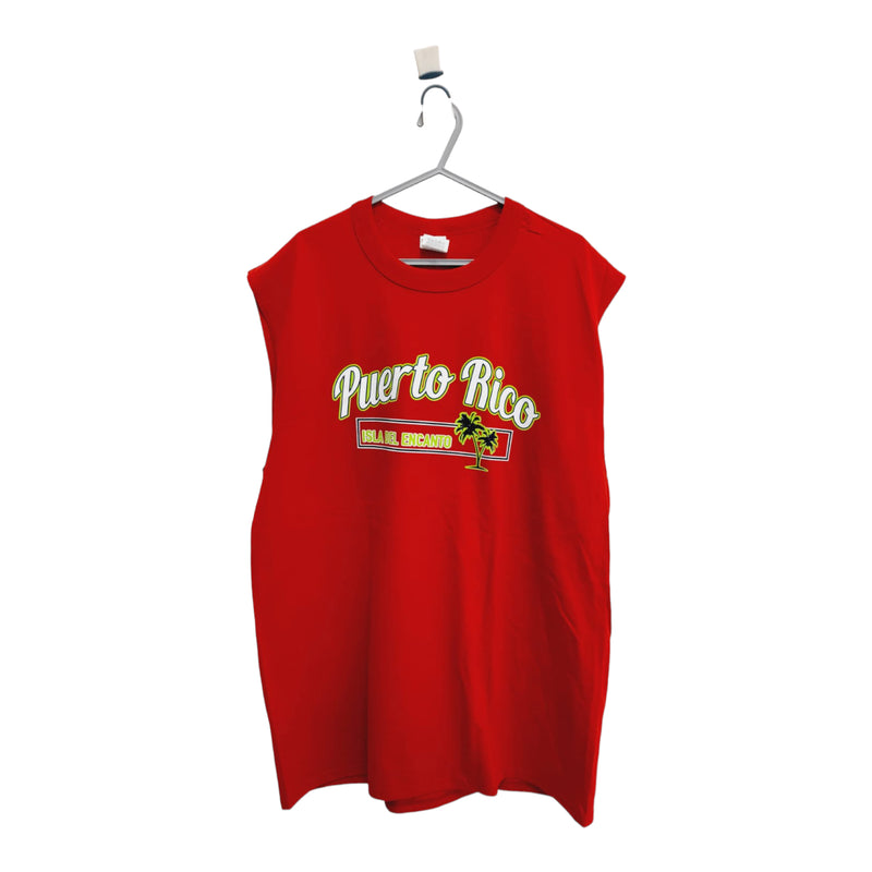 Souvenir de Puerto Rico - Sleeveless Shirts (Red)