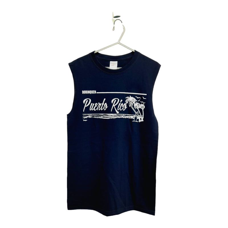 Souvenir de Puerto Rico - Sleeveless Shirts (Blue)