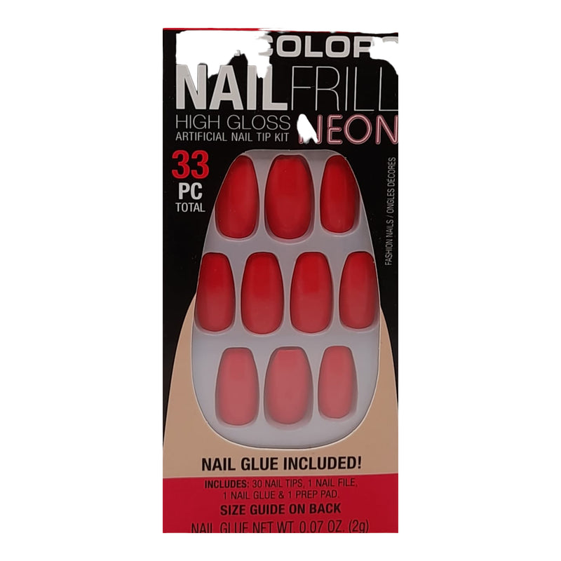 Nail Frill - 33 Piece Nail Kit Neon