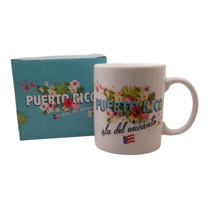 Souvenir Puerto Rico - Taza de Café con Empaque (7oz)